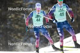 09.02.2024, Canmore, Canada (CAN): Peter Wolter (USA) - FIS world cup cross-country, 15km mass, Canmore (CAN). www.nordicfocus.com. © Modica/NordicFocus. Every downloaded picture is fee-liable.