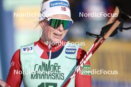 09.02.2024, Canmore, Canada (CAN): Anne Kjersti Kalvaa (NOR) - FIS world cup cross-country, 15km mass, Canmore (CAN). www.nordicfocus.com. © Modica/NordicFocus. Every downloaded picture is fee-liable.