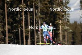 09.02.2024, Canmore, Canada (CAN): Katerina Janatova (CZE), Julia Kern (USA), (l-r)  - FIS world cup cross-country, 15km mass, Canmore (CAN). www.nordicfocus.com. © Modica/NordicFocus. Every downloaded picture is fee-liable.