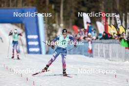 09.02.2024, Canmore, Canada (CAN): Lauren Jortberg (USA) - FIS world cup cross-country, 15km mass, Canmore (CAN). www.nordicfocus.com. © Modica/NordicFocus. Every downloaded picture is fee-liable.