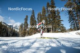 09.02.2024, Canmore, Canada (CAN): Anna Stewart (CAN) - FIS world cup cross-country, 15km mass, Canmore (CAN). www.nordicfocus.com. © Modica/NordicFocus. Every downloaded picture is fee-liable.