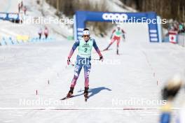 09.02.2024, Canmore, Canada (CAN): Rosie Brennan (USA) - FIS world cup cross-country, 15km mass, Canmore (CAN). www.nordicfocus.com. © Modica/NordicFocus. Every downloaded picture is fee-liable.