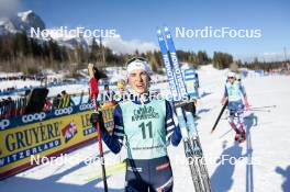 09.02.2024, Canmore, Canada (CAN): Delphine Claudel (FRA) - FIS world cup cross-country, 15km mass, Canmore (CAN). www.nordicfocus.com. © Modica/NordicFocus. Every downloaded picture is fee-liable.