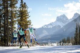 09.02.2024, Canmore, Canada (CAN): Elia Barp (ITA), Calle Halfvarsson (SWE), (l-r)  - FIS world cup cross-country, 15km mass, Canmore (CAN). www.nordicfocus.com. © Modica/NordicFocus. Every downloaded picture is fee-liable.