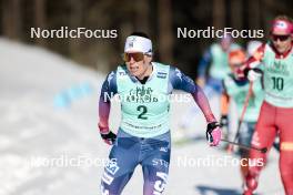 09.02.2024, Canmore, Canada (CAN): Rosie Brennan (USA) - FIS world cup cross-country, 15km mass, Canmore (CAN). www.nordicfocus.com. © Modica/NordicFocus. Every downloaded picture is fee-liable.