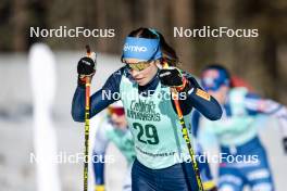 09.02.2024, Canmore, Canada (CAN): Francesca Franchi (ITA) - FIS world cup cross-country, 15km mass, Canmore (CAN). www.nordicfocus.com. © Modica/NordicFocus. Every downloaded picture is fee-liable.