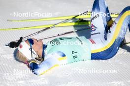 09.02.2024, Canmore, Canada (CAN): Frida Karlsson (SWE) - FIS world cup cross-country, 15km mass, Canmore (CAN). www.nordicfocus.com. © Modica/NordicFocus. Every downloaded picture is fee-liable.