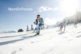 09.02.2024, Canmore, Canada (CAN): Remi Lindholm (FIN), Edvin Anger (SWE), (l-r)  - FIS world cup cross-country, 15km mass, Canmore (CAN). www.nordicfocus.com. © Modica/NordicFocus. Every downloaded picture is fee-liable.