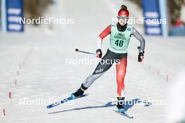 09.02.2024, Canmore, Canada (CAN): Anna Parent (CAN) - FIS world cup cross-country, 15km mass, Canmore (CAN). www.nordicfocus.com. © Modica/NordicFocus. Every downloaded picture is fee-liable.