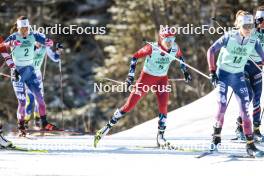 09.02.2024, Canmore, Canada (CAN): Heidi Weng (NOR) - FIS world cup cross-country, 15km mass, Canmore (CAN). www.nordicfocus.com. © Modica/NordicFocus. Every downloaded picture is fee-liable.