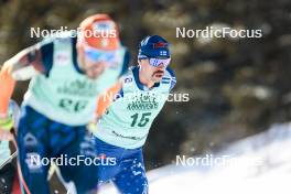 09.02.2024, Canmore, Canada (CAN): Perttu Hyvarinen (FIN) - FIS world cup cross-country, 15km mass, Canmore (CAN). www.nordicfocus.com. © Modica/NordicFocus. Every downloaded picture is fee-liable.
