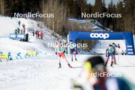09.02.2024, Canmore, Canada (CAN): Cyril Faehndrich (SUI), Reid Goble (USA), (l-r)  - FIS world cup cross-country, 15km mass, Canmore (CAN). www.nordicfocus.com. © Modica/NordicFocus. Every downloaded picture is fee-liable.