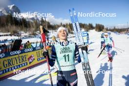 09.02.2024, Canmore, Canada (CAN): Delphine Claudel (FRA) - FIS world cup cross-country, 15km mass, Canmore (CAN). www.nordicfocus.com. © Modica/NordicFocus. Every downloaded picture is fee-liable.