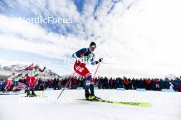 10.02.2024, Canmore, Canada (CAN): Ondrej Cerny (CZE), Johannes Hoesflot Klaebo (NOR), (l-r)  - FIS world cup cross-country, individual sprint, Canmore (CAN). www.nordicfocus.com. © Modica/NordicFocus. Every downloaded picture is fee-liable.