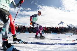10.02.2024, Canmore, Canada (CAN): Kevin Bolger (USA) - FIS world cup cross-country, individual sprint, Canmore (CAN). www.nordicfocus.com. © Modica/NordicFocus. Every downloaded picture is fee-liable.