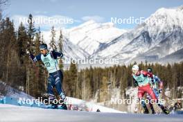 10.02.2024, Canmore, Canada (CAN): Richard Jouve (FRA), Even Northug (NOR), (l-r)  - FIS world cup cross-country, individual sprint, Canmore (CAN). www.nordicfocus.com. © Modica/NordicFocus. Every downloaded picture is fee-liable.