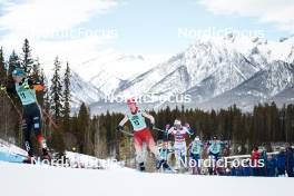 10.02.2024, Canmore, Canada (CAN): Nadine Faehndrich (SUI), Linn Svahn (SWE), (l-r)  - FIS world cup cross-country, individual sprint, Canmore (CAN). www.nordicfocus.com. © Modica/NordicFocus. Every downloaded picture is fee-liable.
