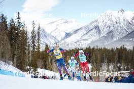 10.02.2024, Canmore, Canada (CAN): Jessie Diggins (USA), Tiril Udnes Weng (NOR), (l-r)  - FIS world cup cross-country, individual sprint, Canmore (CAN). www.nordicfocus.com. © Modica/NordicFocus. Every downloaded picture is fee-liable.