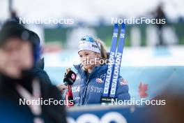 10.02.2024, Canmore, Canada (CAN): Jessie Diggins (USA) - FIS world cup cross-country, individual sprint, Canmore (CAN). www.nordicfocus.com. © Modica/NordicFocus. Every downloaded picture is fee-liable.