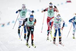 13.02.2024, Canmore, Canada (CAN): Katharina Hennig (GER), Emma Ribom (SWE), (l-r)  - FIS world cup cross-country, individual sprint, Canmore (CAN). www.nordicfocus.com. © Modica/NordicFocus. Every downloaded picture is fee-liable.