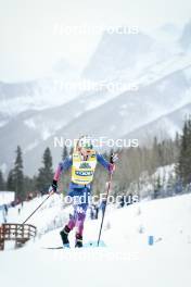 13.02.2024, Canmore, Canada (CAN): Jessie Diggins (USA) - FIS world cup cross-country, individual sprint, Canmore (CAN). www.nordicfocus.com. © Modica/NordicFocus. Every downloaded picture is fee-liable.