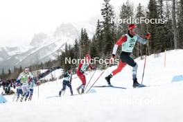 13.02.2024, Canmore, Canada (CAN): Edvin Anger (SWE), Richard Jouve (FRA), Even Northug (NOR), Antoine Cyr (CAN), (l-r)  - FIS world cup cross-country, individual sprint, Canmore (CAN). www.nordicfocus.com. © Modica/NordicFocus. Every downloaded picture is fee-liable.