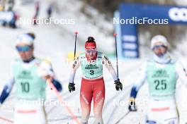 13.02.2024, Canmore, Canada (CAN): Nadine Faehndrich (SUI) - FIS world cup cross-country, individual sprint, Canmore (CAN). www.nordicfocus.com. © Modica/NordicFocus. Every downloaded picture is fee-liable.