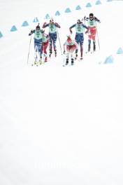 13.02.2024, Canmore, Canada (CAN): Jasmi Joensuu (FIN), Tiril Udnes Weng (NOR), Rosie Brennan (USA), Nadine Faehndrich (SUI), Julia Kern (USA), Barbora Antosova (CZE), (l-r)  - FIS world cup cross-country, individual sprint, Canmore (CAN). www.nordicfocus.com. © Modica/NordicFocus. Every downloaded picture is fee-liable.