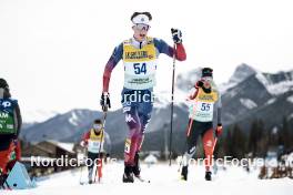 11.02.2024, Canmore, Canada (CAN): Reid Goble (USA) - FIS world cup cross-country, mass, Canmore (CAN). www.nordicfocus.com. © Modica/NordicFocus. Every downloaded picture is fee-liable.