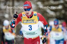 11.02.2024, Canmore, Canada (CAN): Simen Hegstad Krueger (NOR) - FIS world cup cross-country, mass, Canmore (CAN). www.nordicfocus.com. © Modica/NordicFocus. Every downloaded picture is fee-liable.
