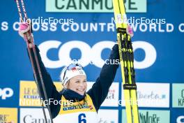 11.02.2024, Canmore, Canada (CAN): Frida Karlsson (SWE) - FIS world cup cross-country, mass, Canmore (CAN). www.nordicfocus.com. © Modica/NordicFocus. Every downloaded picture is fee-liable.