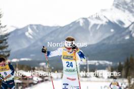 11.02.2024, Canmore, Canada (CAN): Gustaf Berglund (SWE) - FIS world cup cross-country, mass, Canmore (CAN). www.nordicfocus.com. © Modica/NordicFocus. Every downloaded picture is fee-liable.