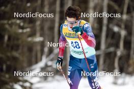 11.02.2024, Canmore, Canada (CAN): Graham Houtsma (USA) - FIS world cup cross-country, mass, Canmore (CAN). www.nordicfocus.com. © Modica/NordicFocus. Every downloaded picture is fee-liable.