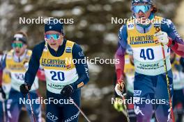 11.02.2024, Canmore, Canada (CAN): Elia Barp (ITA) - FIS world cup cross-country, mass, Canmore (CAN). www.nordicfocus.com. © Modica/NordicFocus. Every downloaded picture is fee-liable.