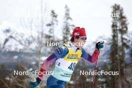 11.02.2024, Canmore, Canada (CAN): Graham Houtsma (USA) - FIS world cup cross-country, mass, Canmore (CAN). www.nordicfocus.com. © Modica/NordicFocus. Every downloaded picture is fee-liable.