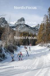 11.02.2024, Canmore, Canada (CAN): Jonna Sundling (SWE), Rosie Brennan (USA), (l-r)  - FIS world cup cross-country, mass, Canmore (CAN). www.nordicfocus.com. © Modica/NordicFocus. Every downloaded picture is fee-liable.