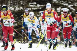 11.02.2024, Canmore, Canada (CAN): William Poromaa (SWE), Didrik Toenseth (NOR), (l-r)  - FIS world cup cross-country, mass, Canmore (CAN). www.nordicfocus.com. © Modica/NordicFocus. Every downloaded picture is fee-liable.