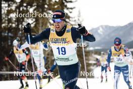 11.02.2024, Canmore, Canada (CAN): Federico Pellegrino (ITA) - FIS world cup cross-country, mass, Canmore (CAN). www.nordicfocus.com. © Modica/NordicFocus. Every downloaded picture is fee-liable.