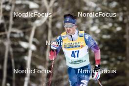 11.02.2024, Canmore, Canada (CAN): Will Koch (USA) - FIS world cup cross-country, mass, Canmore (CAN). www.nordicfocus.com. © Modica/NordicFocus. Every downloaded picture is fee-liable.
