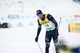 11.02.2024, Canmore, Canada (CAN): Federico Pellegrino (ITA) - FIS world cup cross-country, mass, Canmore (CAN). www.nordicfocus.com. © Modica/NordicFocus. Every downloaded picture is fee-liable.