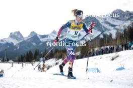 11.02.2024, Canmore, Canada (CAN): Sophia Laukli (USA) - FIS world cup cross-country, mass, Canmore (CAN). www.nordicfocus.com. © Modica/NordicFocus. Every downloaded picture is fee-liable.