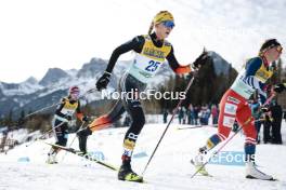 11.02.2024, Canmore, Canada (CAN): Lisa Lohmann (GER), Katerina Janatova (CZE), (l-r)  - FIS world cup cross-country, mass, Canmore (CAN). www.nordicfocus.com. © Modica/NordicFocus. Every downloaded picture is fee-liable.