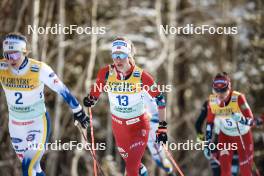 11.02.2024, Canmore, Canada (CAN): Astrid Oeyre Slind (NOR) - FIS world cup cross-country, mass, Canmore (CAN). www.nordicfocus.com. © Modica/NordicFocus. Every downloaded picture is fee-liable.