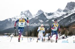 11.02.2024, Canmore, Canada (CAN): Peter Wolter (USA), Will Koch (USA), (l-r)  - FIS world cup cross-country, mass, Canmore (CAN). www.nordicfocus.com. © Modica/NordicFocus. Every downloaded picture is fee-liable.