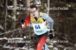 11.02.2024, Canmore, Canada (CAN): Aidan Kirkham (CAN) - FIS world cup cross-country, mass, Canmore (CAN). www.nordicfocus.com. © Modica/NordicFocus. Every downloaded picture is fee-liable.
