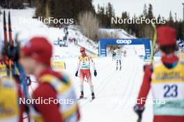 11.02.2024, Canmore, Canada (CAN): Jonas Baumann (SUI) - FIS world cup cross-country, mass, Canmore (CAN). www.nordicfocus.com. © Modica/NordicFocus. Every downloaded picture is fee-liable.