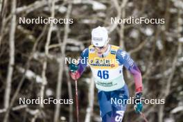 11.02.2024, Canmore, Canada (CAN): Peter Wolter (USA) - FIS world cup cross-country, mass, Canmore (CAN). www.nordicfocus.com. © Modica/NordicFocus. Every downloaded picture is fee-liable.