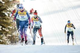 11.02.2024, Canmore, Canada (CAN): Anna Parent (CAN) - FIS world cup cross-country, mass, Canmore (CAN). www.nordicfocus.com. © Modica/NordicFocus. Every downloaded picture is fee-liable.