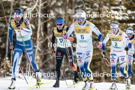 11.02.2024, Canmore, Canada (CAN): Katharina Hennig (GER), Ebba Andersson (SWE), (l-r)  - FIS world cup cross-country, mass, Canmore (CAN). www.nordicfocus.com. © Modica/NordicFocus. Every downloaded picture is fee-liable.