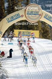 11.02.2024, Canmore, Canada (CAN): Womens race - FIS world cup cross-country, mass, Canmore (CAN). www.nordicfocus.com. © Modica/NordicFocus. Every downloaded picture is fee-liable.